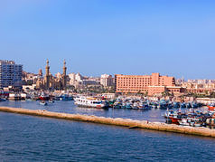 Port Said Ansicht Reiseführer  