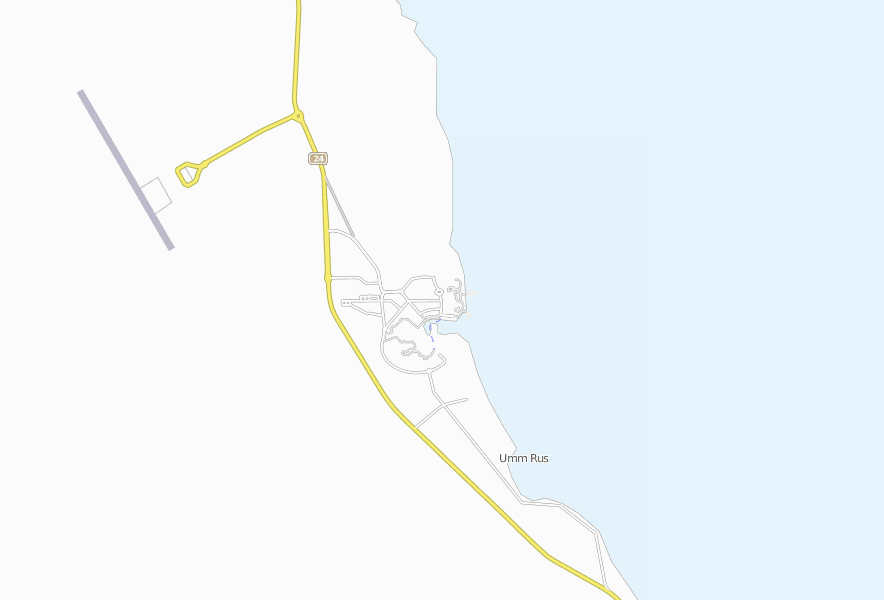 Port Ghalib Stadtplan mit Satellitenaufnahme und Unterkünften von Ägypten