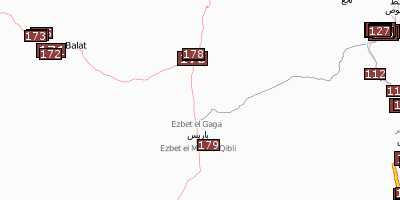 El Kharga Ägypten Stadtplan