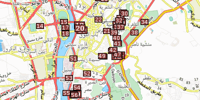 Stadtplan Hakim Moschee