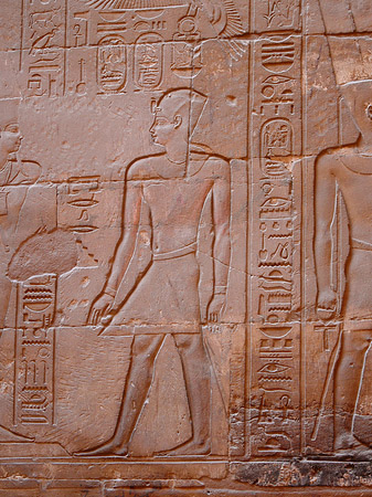 Foto Hieroglyphen - Luxor