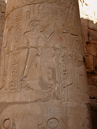 Foto Hieroglyphen - Luxor