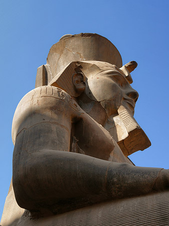 Foto Statuen am Luxor Tempel - Luxor