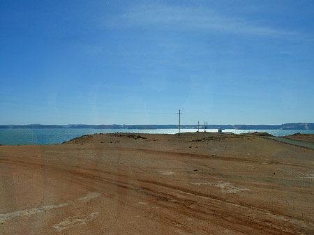 Foto Aus dem Bus - Abu Simbel