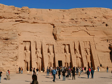 Foto Tempel mit Himmel - Abu Simbel