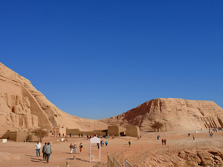 Foto Tempel mit Himmel - Abu Simbel