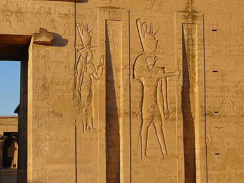 Foto Hieroglyphen - Edfu