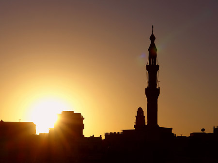 Foto Sonnenuntergang über der Stadt