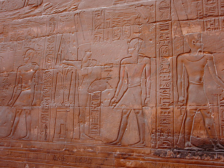 Foto Hieroglyphen - Luxor