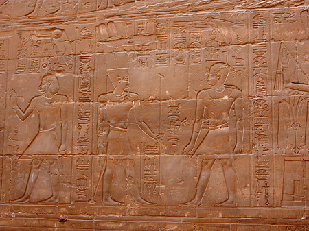 Foto Hieroglyphen - Luxor