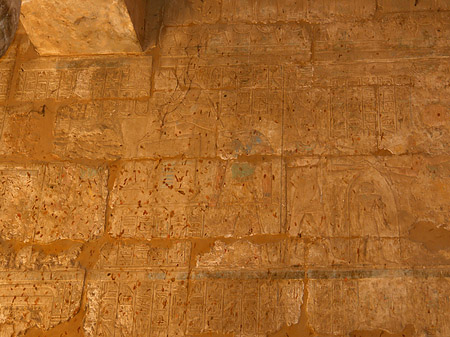 Foto Hieroglyphen - Luxor