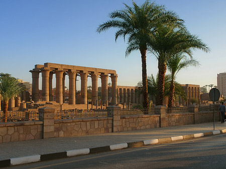 Luxor Tempel bei Sonnenuntergang