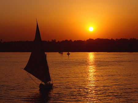 Foto Schöner Sonnenuntergang - Luxor