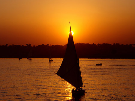 Fotos Schöner Sonnenuntergang | Luxor