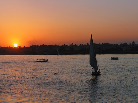 Foto Sonnenuntergang - Luxor