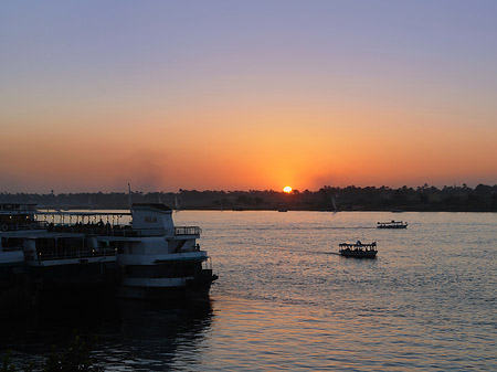 Foto Sonnenuntergang - Luxor