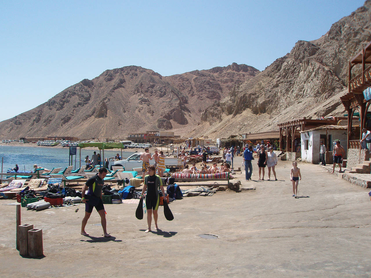  Bild von Citysam  in Ägypten Cafés am Tauchspot Blue Hole