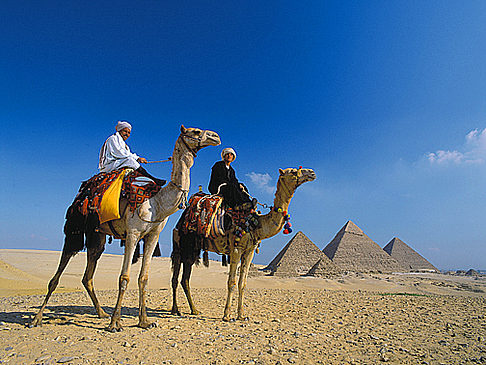 Cheops-Pyramide Fotografie Sehenswürdigkeit  