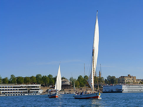  Bildansicht Reiseführer  In einer traditionellen Feluke den Nil entlang segeln